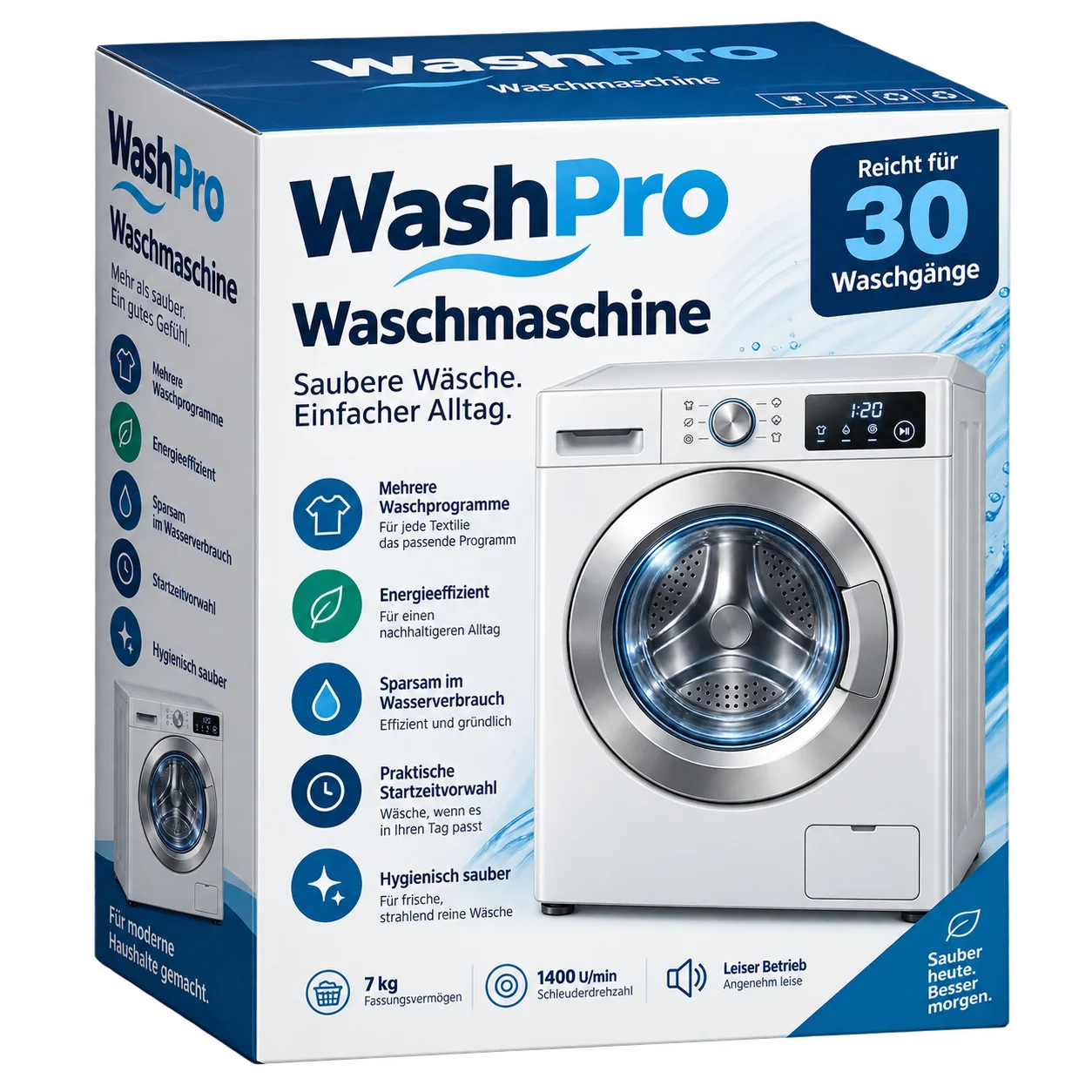 Waschmaschine als Produkt
