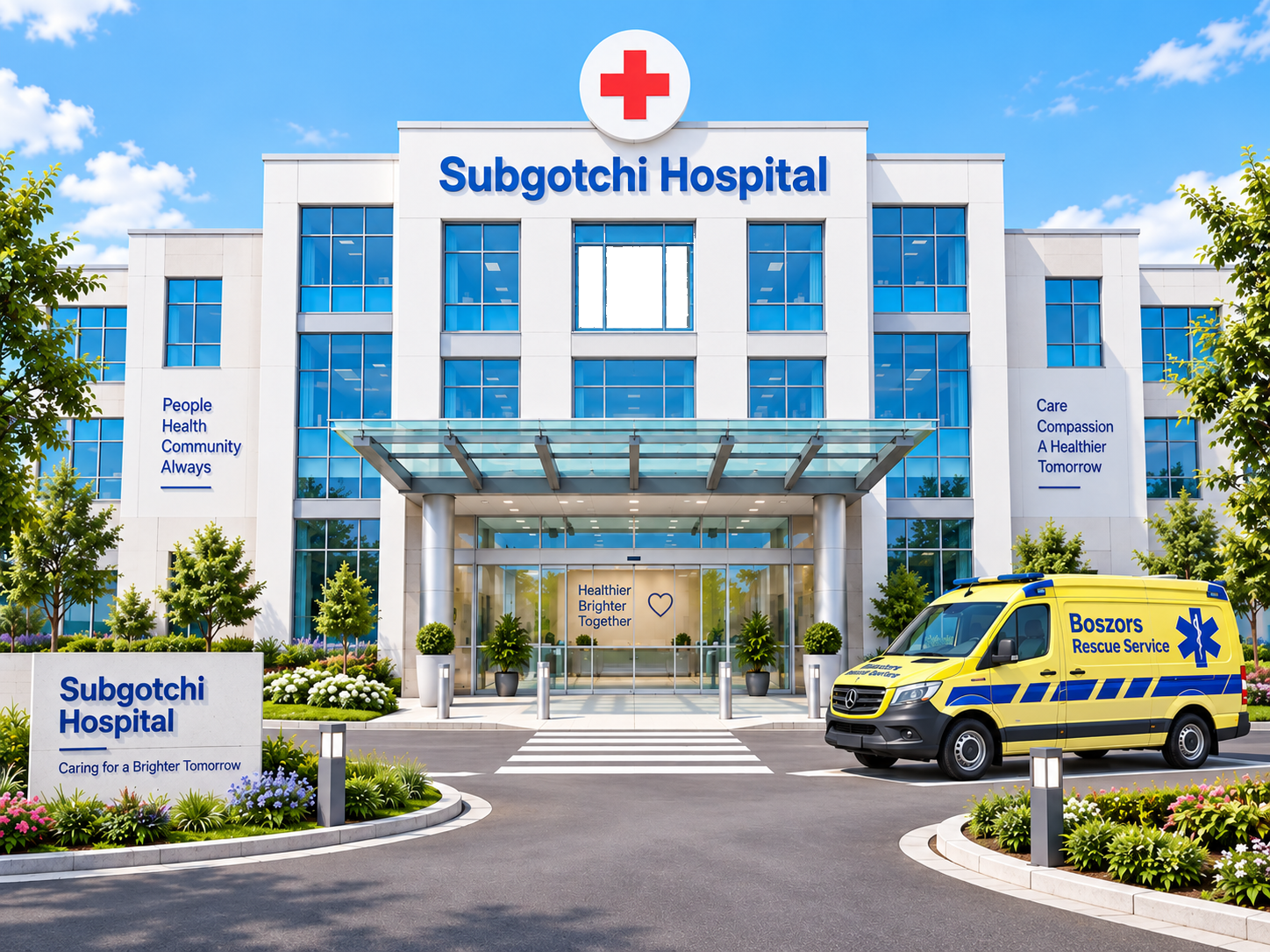 Vollständige SubGotchi Hospital Szene