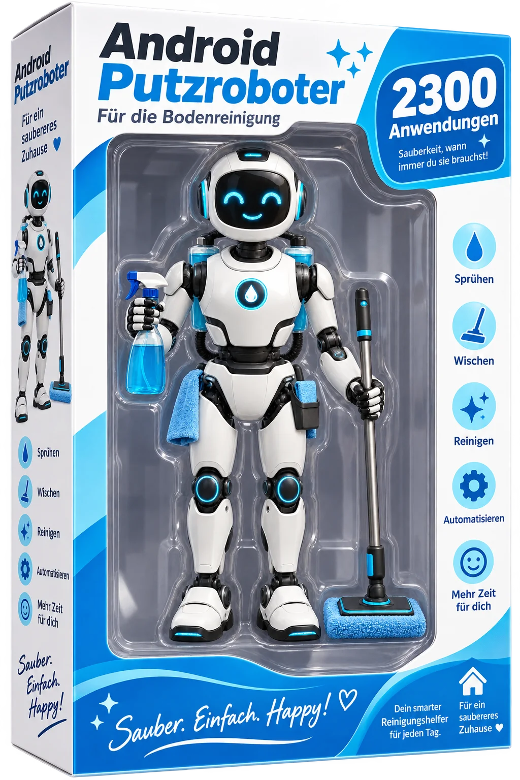 Android Putzroboter